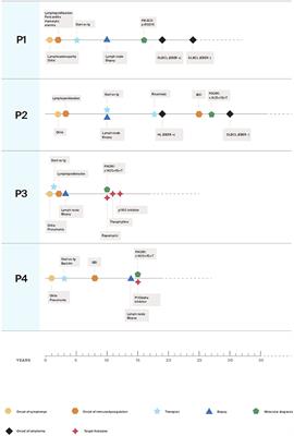 Case Report: EBV Chronic Infection and Lymphoproliferation in Four APDS Patients: The Challenge of Proper Characterization, Therapy, and Follow-Up